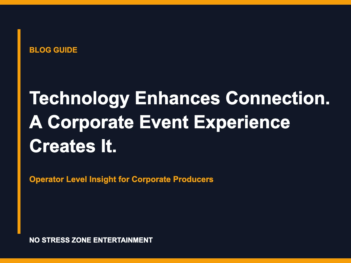 corporate event experience