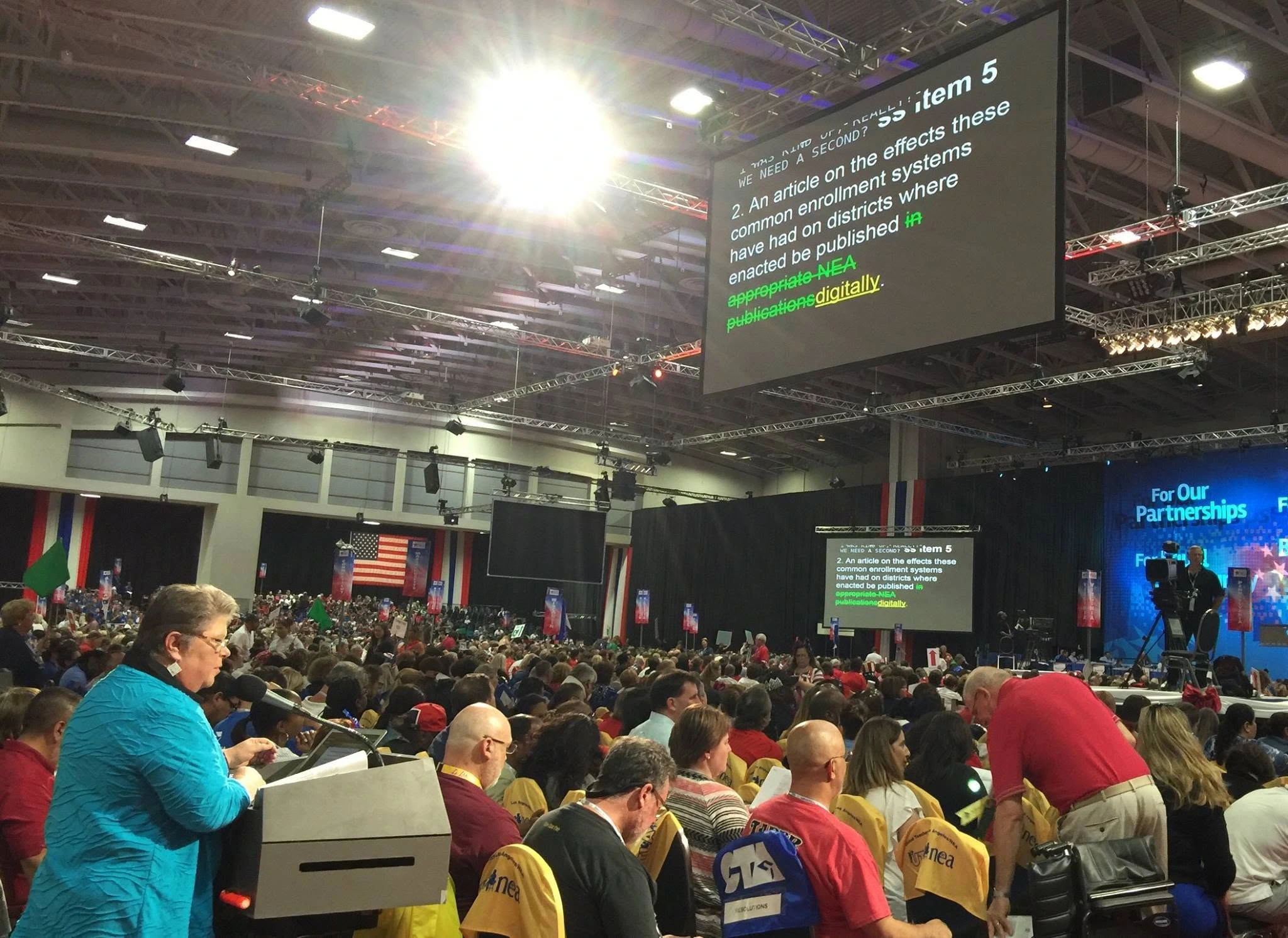 Convention DJ at NEA Annual Representative Assembly Walter E Washington Convention Center DC