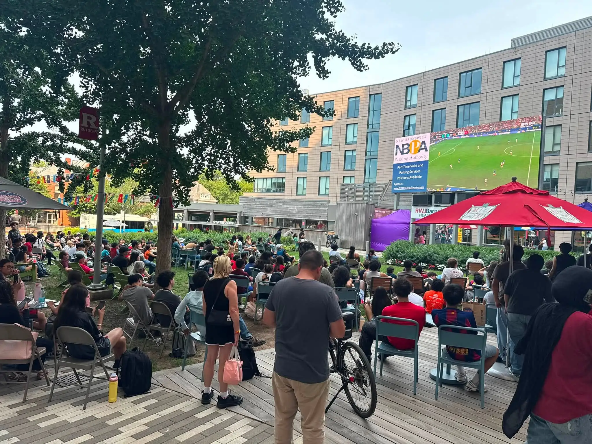 CBRE World Cup Watch Party at The Yard at Rutgers New Brunswick - Pre-game energy with the community ahead of the USA opening match