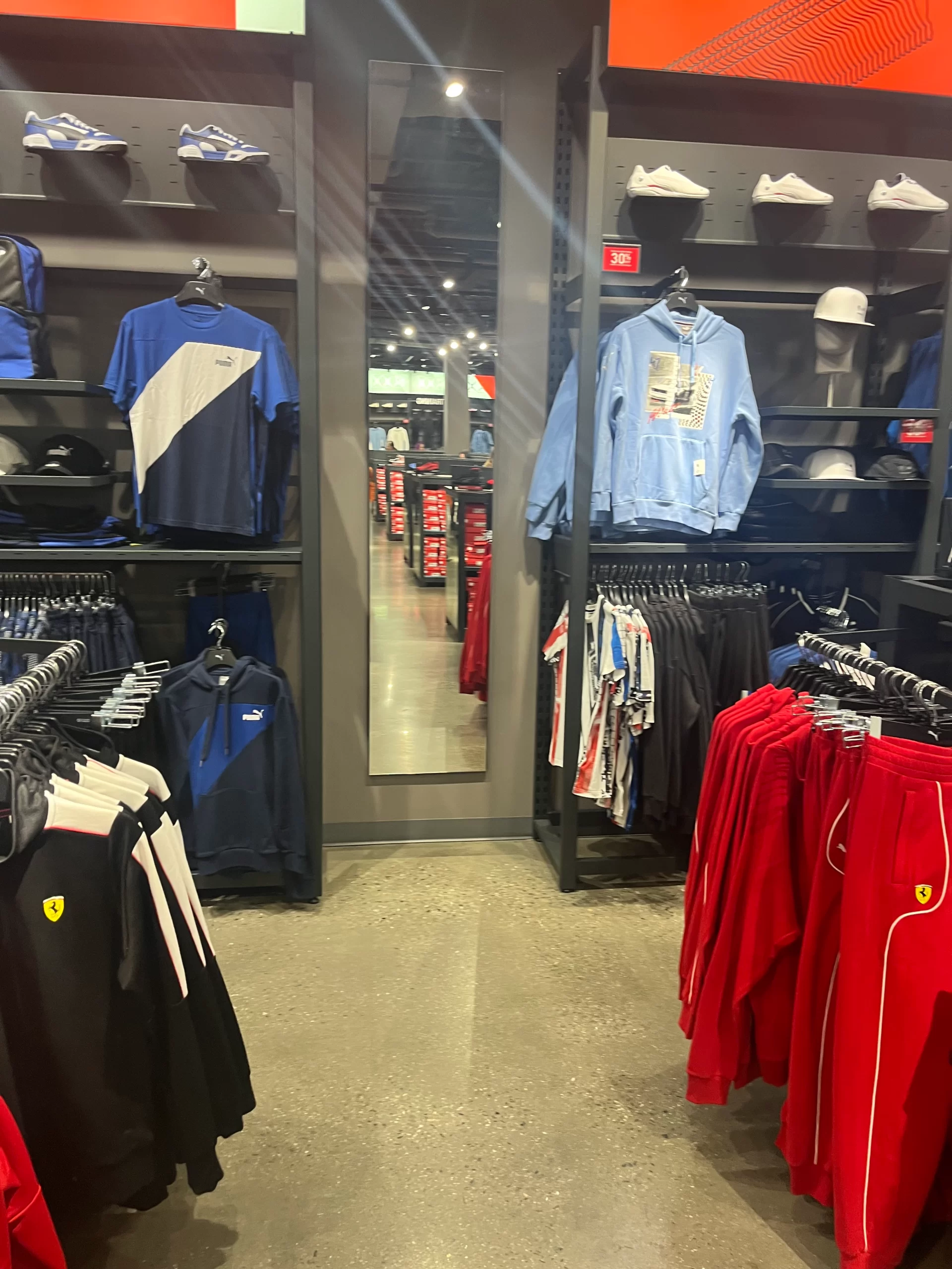 PUMA Outlet Mills at Jersey Gardens brand activation - Dwell-time programming for PUMA shoppers