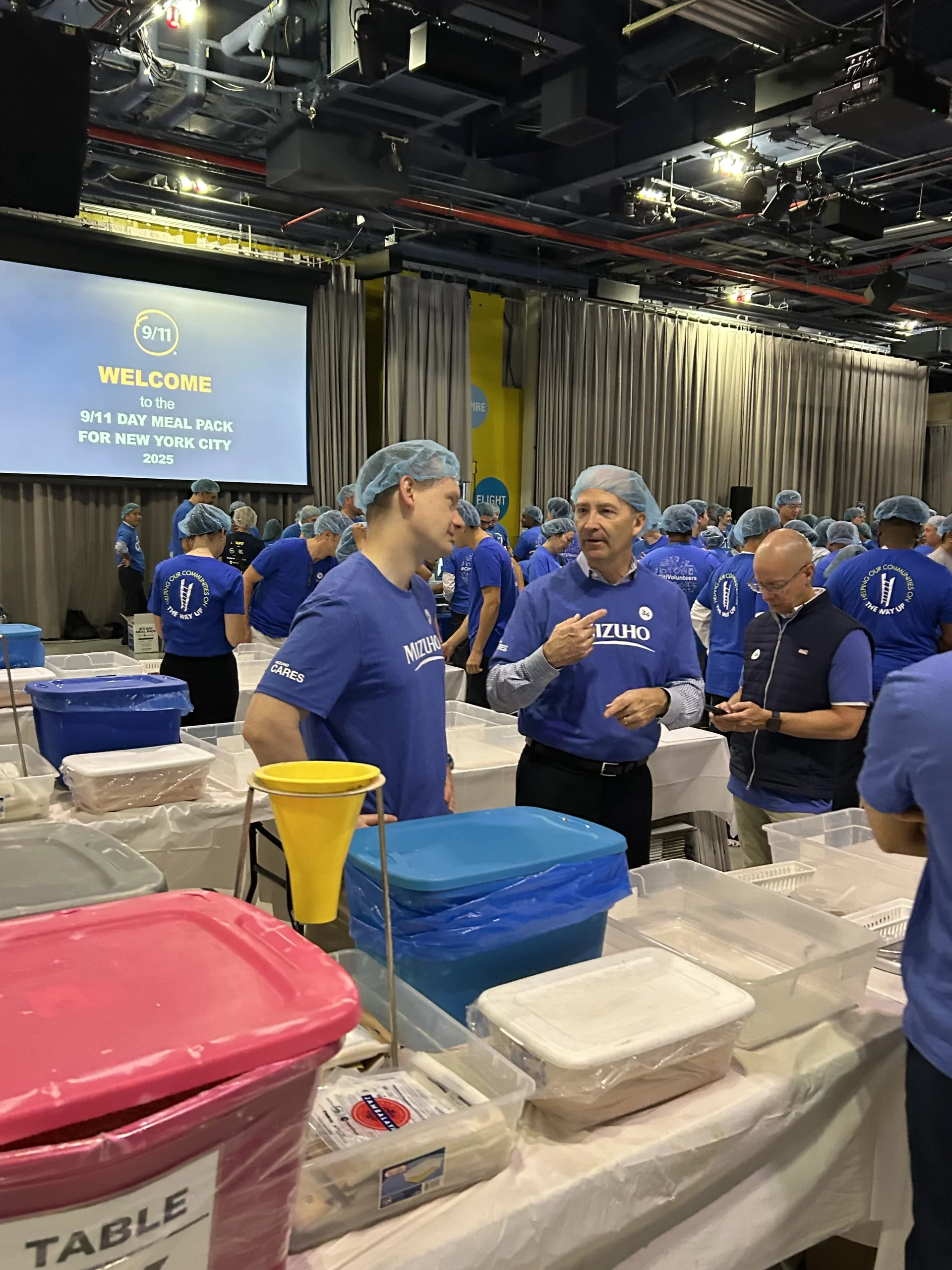 9/11 Day Meal Pack volunteers Intrepid flight deck NYC