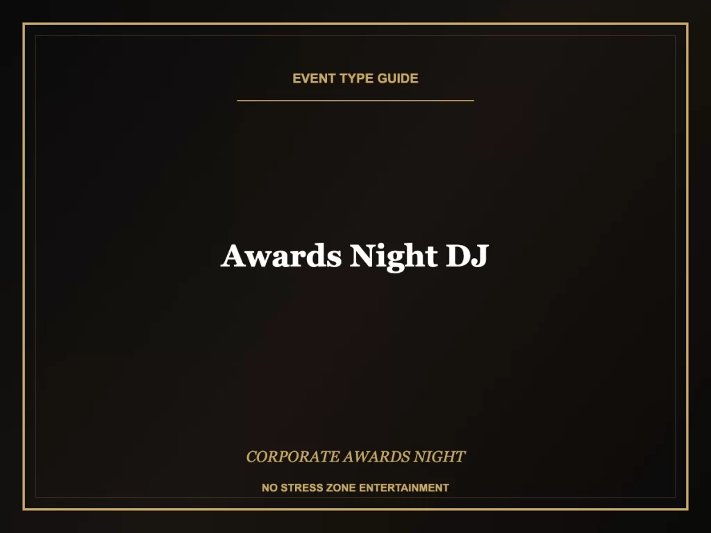 awards night dj program execution