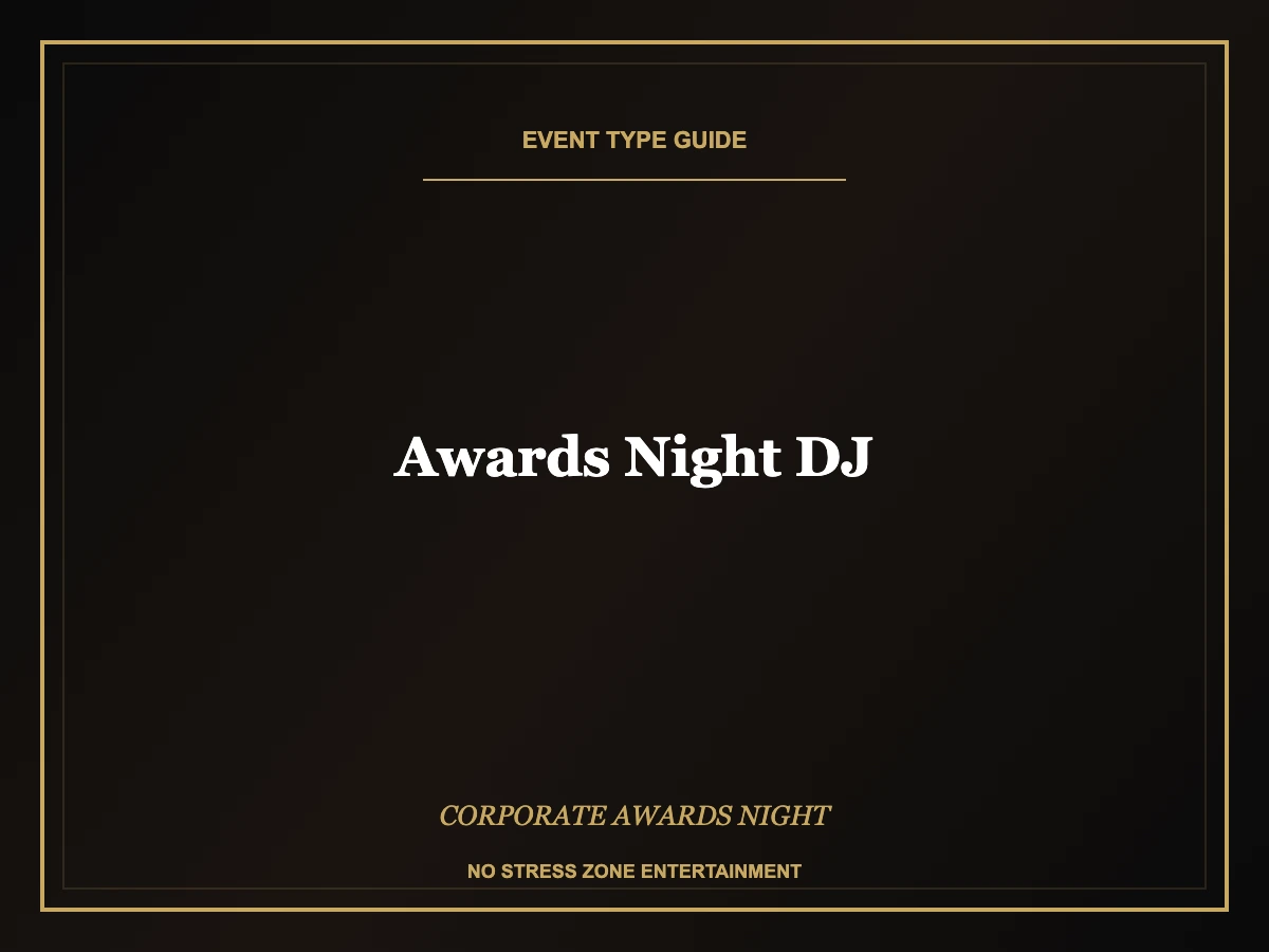 awards night dj program execution