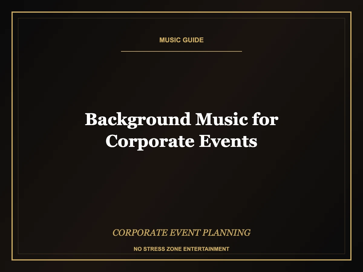 background music for corporate events guide