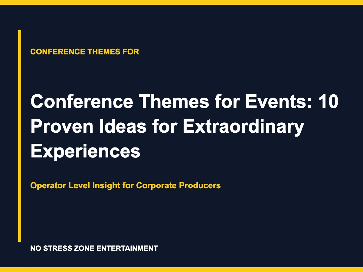Conference Themes for Events: 10 Proven Ideas for Extraordinary Experiences