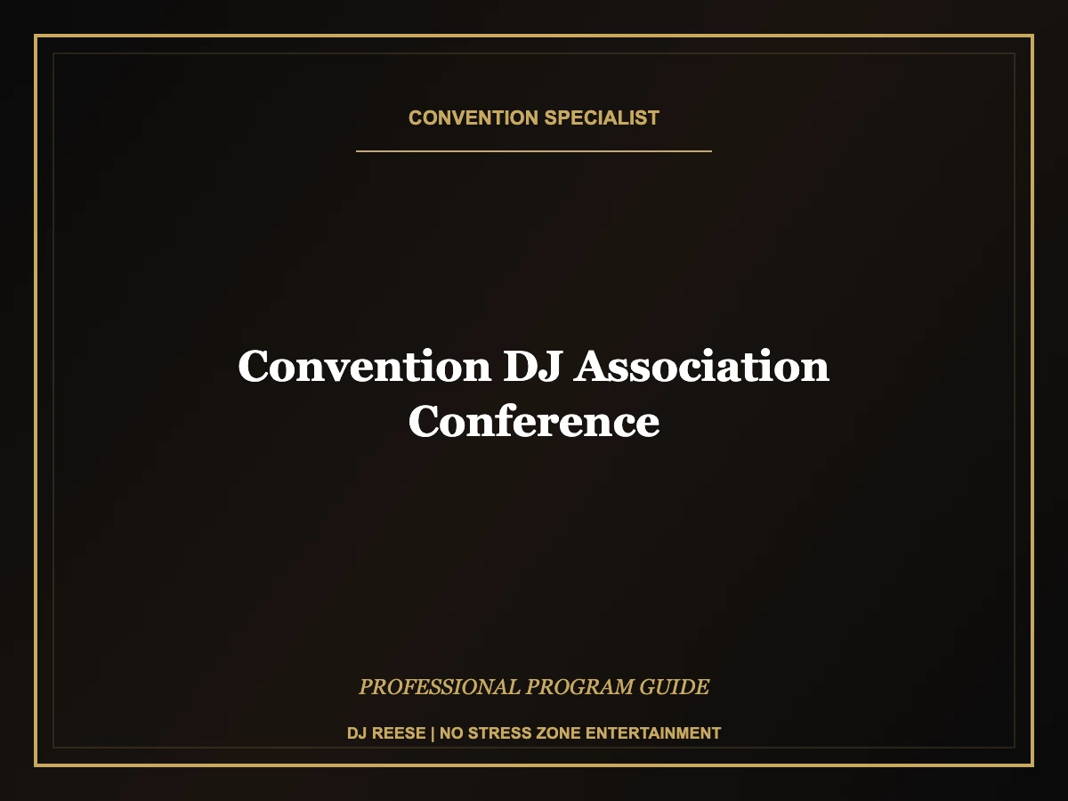 convention dj association conference professional convention execution