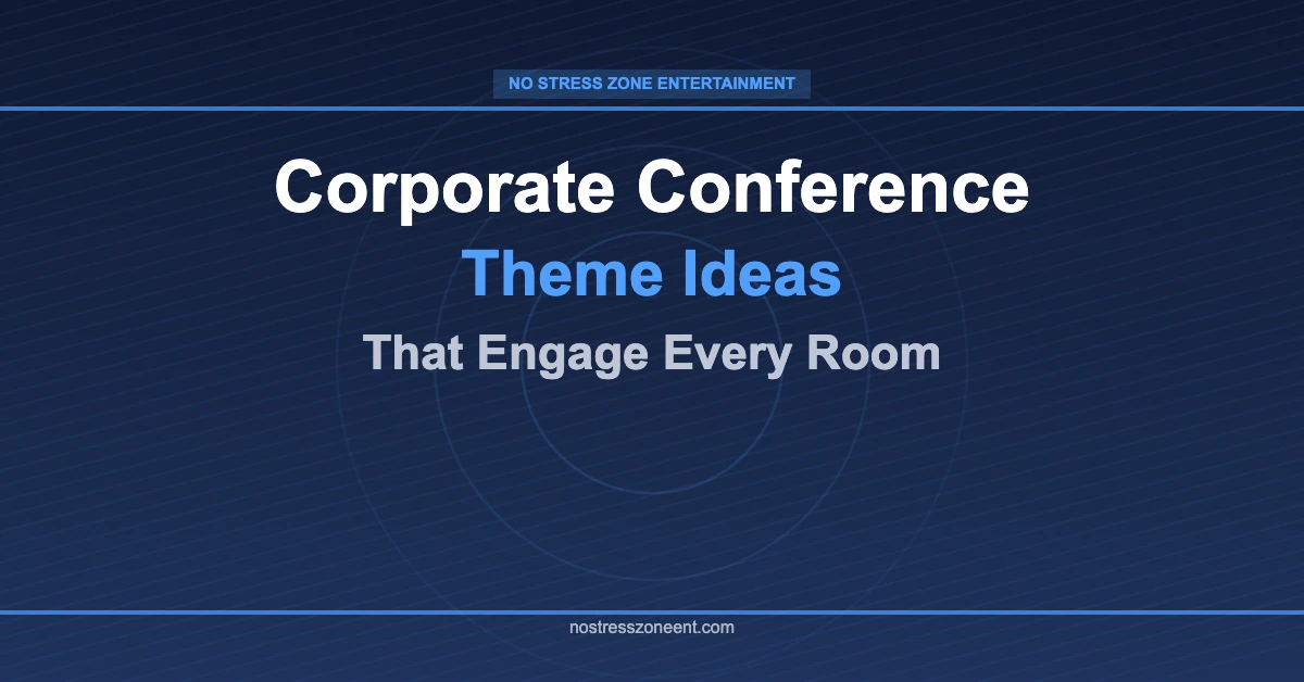 corporate conference theme ideas that set the whole tone