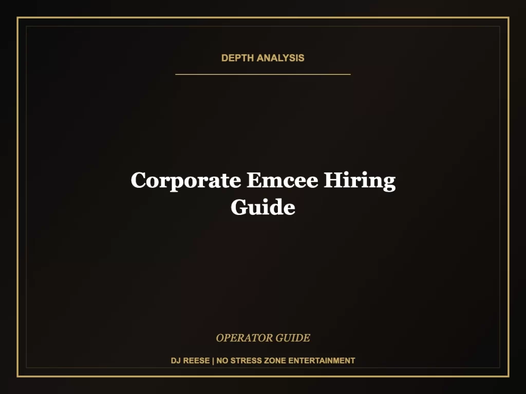 corporate emcee hiring guide operator framework