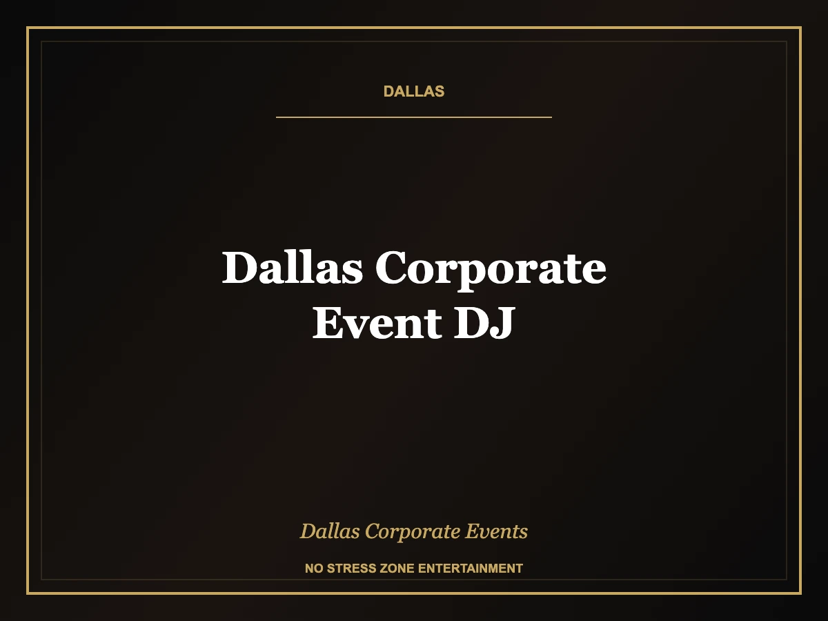 dallas corporate event dj Dallas