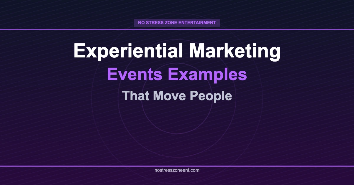 experiential marketing events examples that drive real results