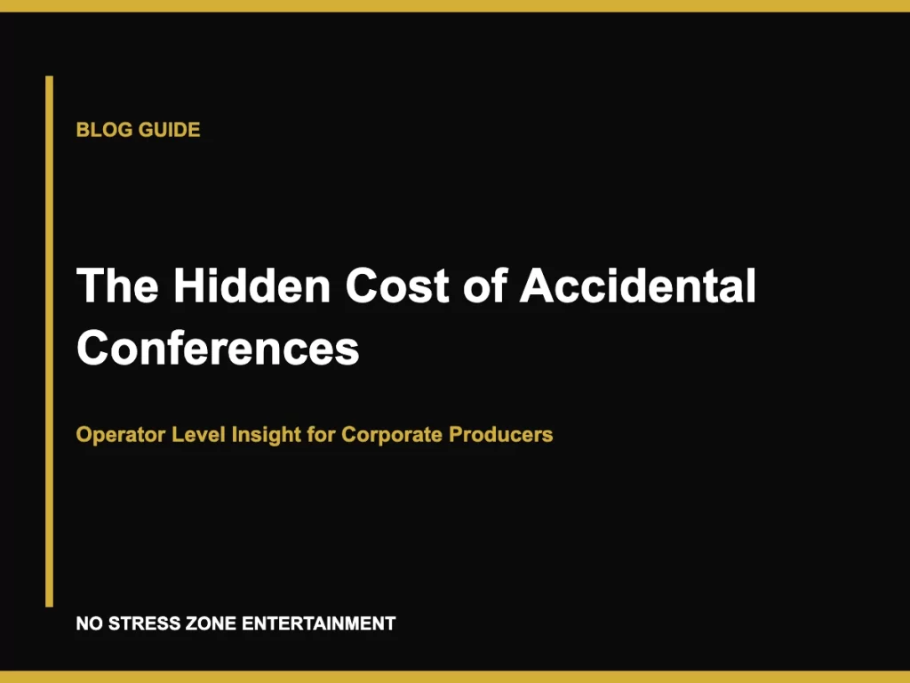 The Hidden Cost of Accidental Conferences
