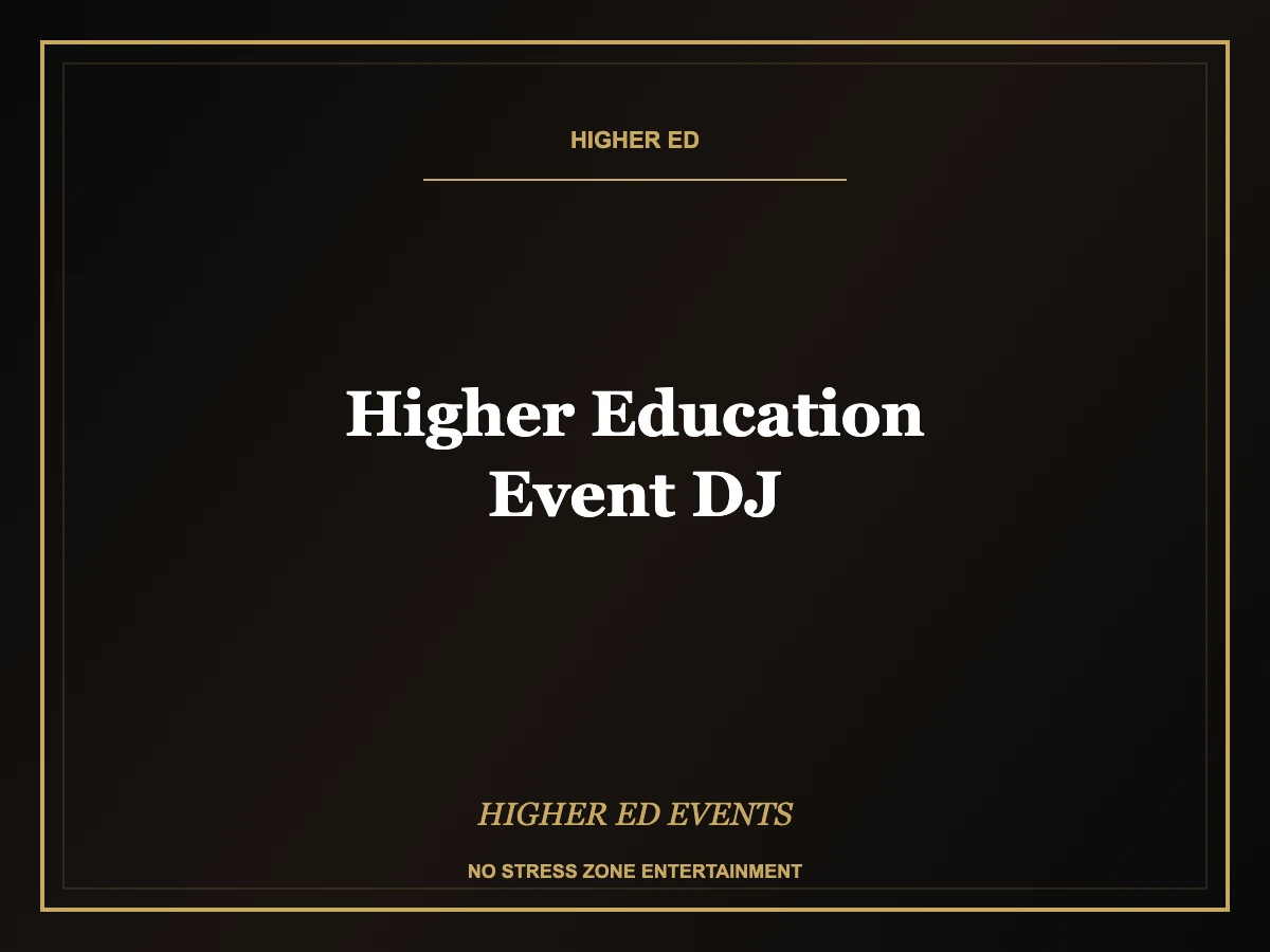 higher education event dj operator