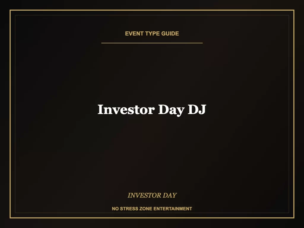 investor day dj program execution
