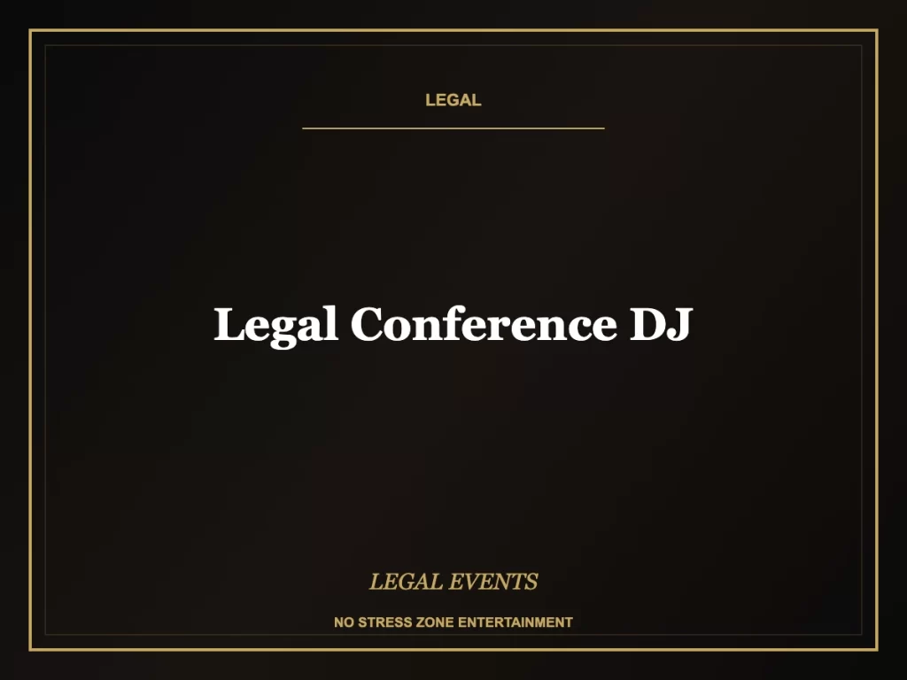 legal conference dj operator