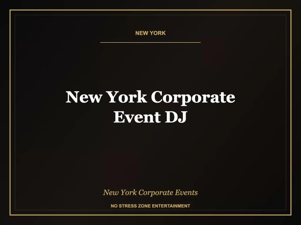 new york corporate event dj New York
