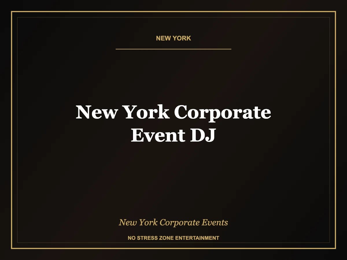 new york corporate event dj New York