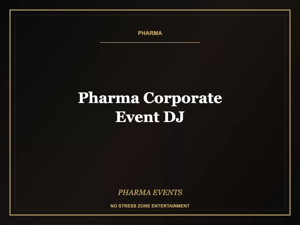 pharma corporate event dj operator