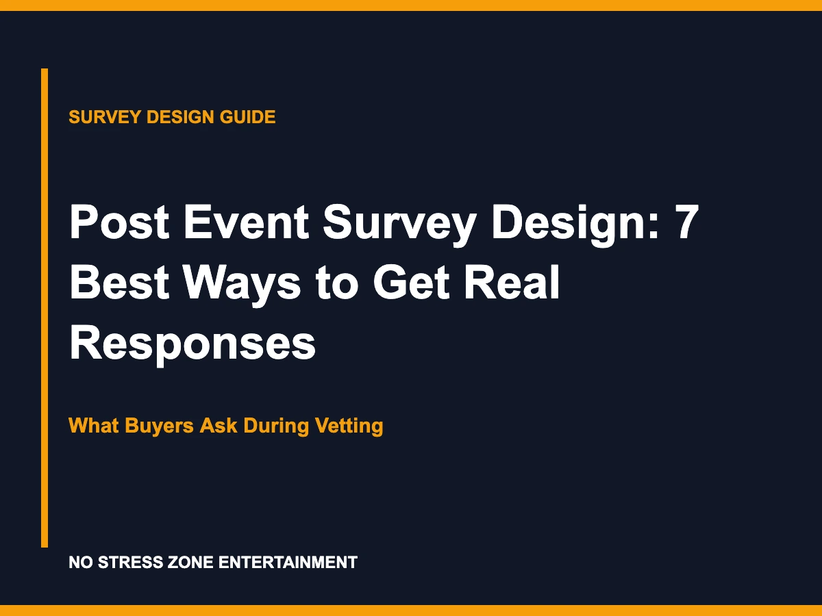 Post Event Survey Design: 7 Best Ways to Get Real Responses - What Buyers Ask During Vetting