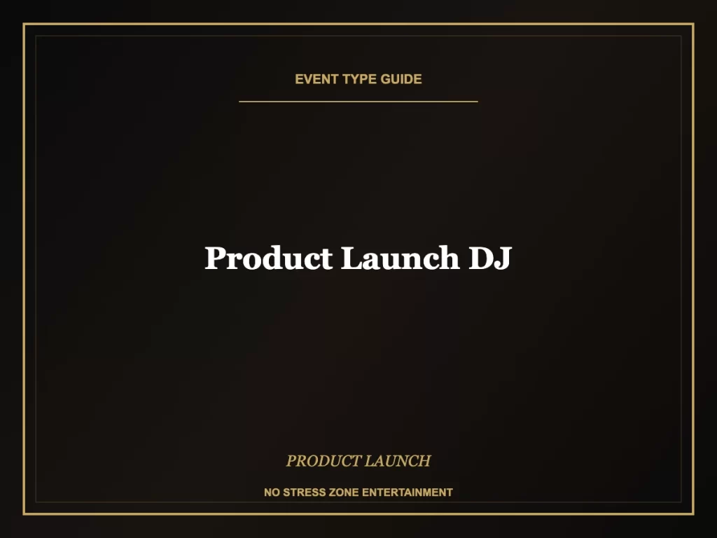 product launch dj program execution