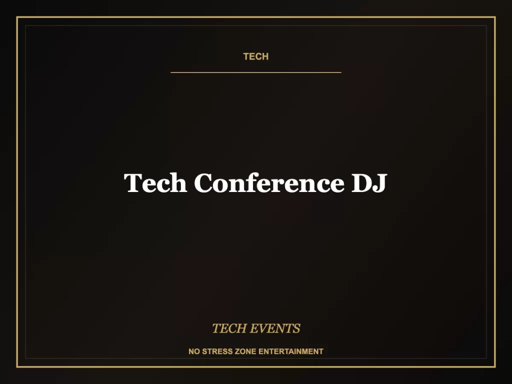 tech conference dj operator