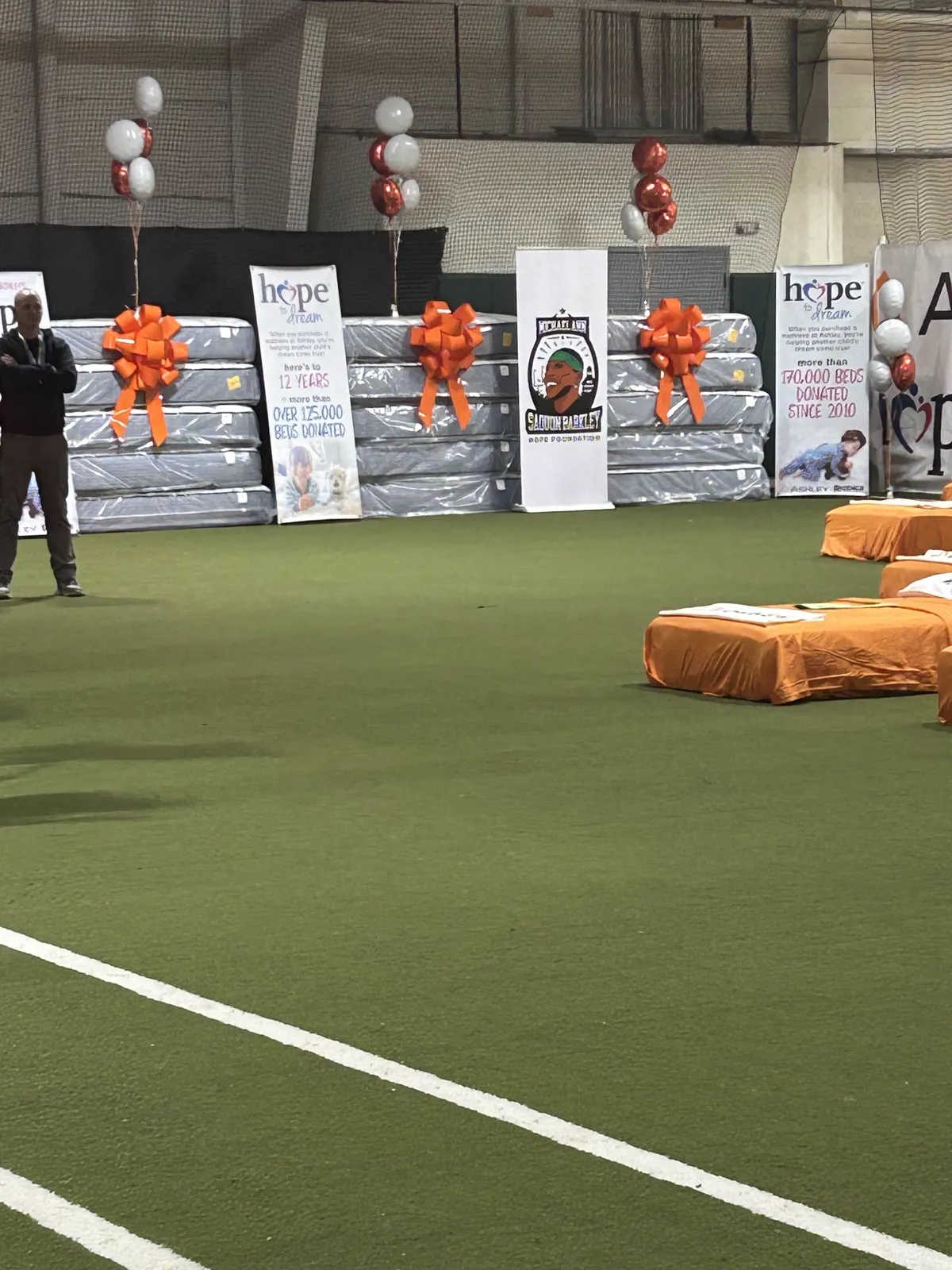 Hope to Dream beds donated in partnership with Ashley HomeStore at the Philadelphia event