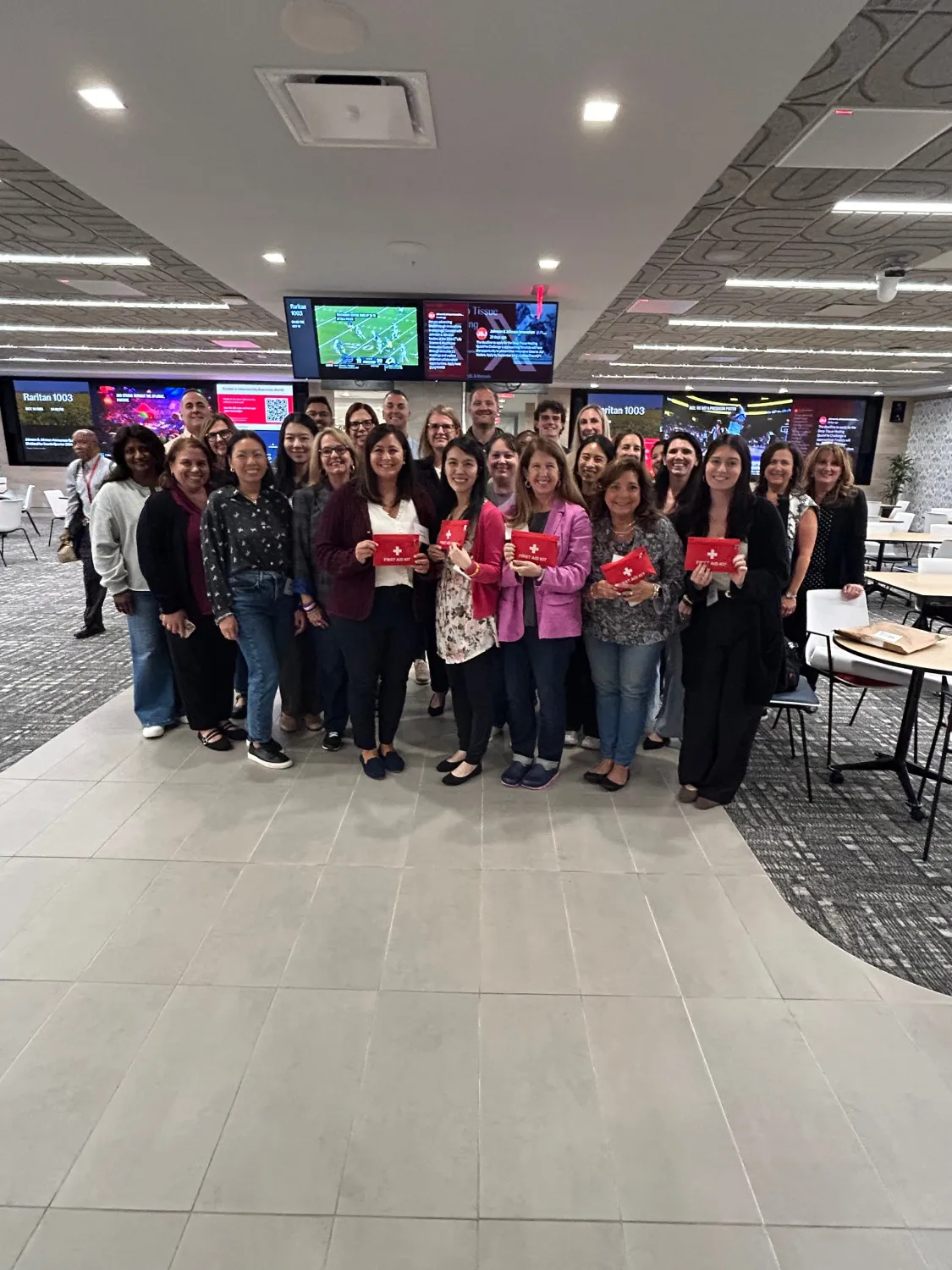The full team, Raritan 1003 campus